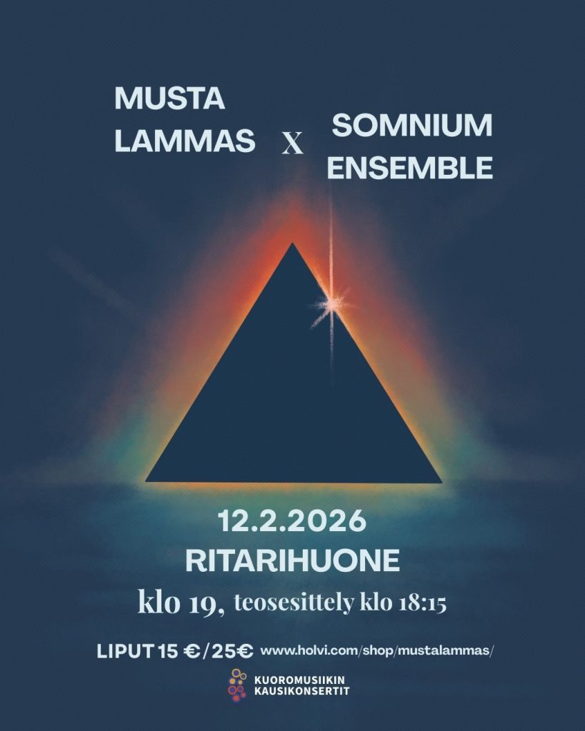 Musta lammas x Somnium Ensemble juliste
